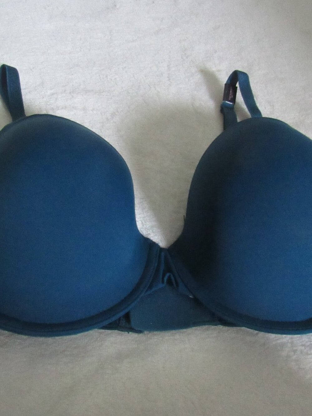 Victoria's Secret T-shirt LightlyLined Demi Bra Teal 36D NWT
